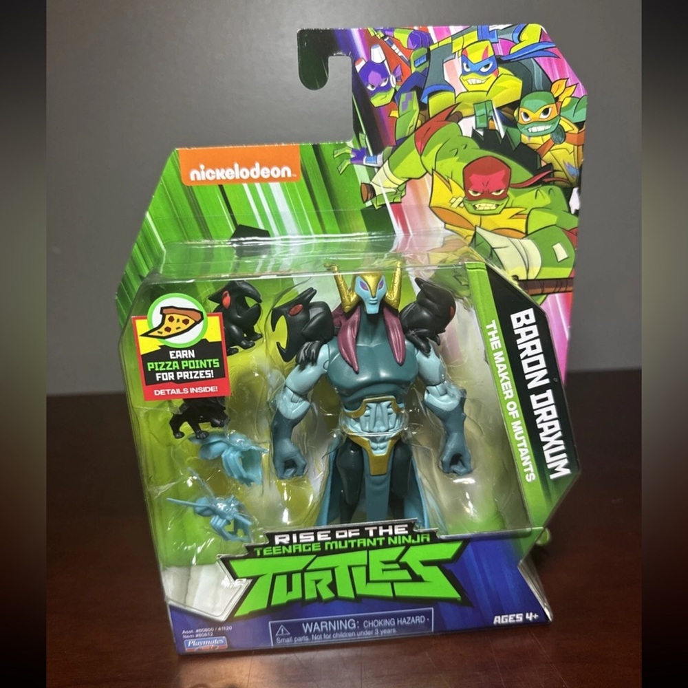 RISE OF THE TEENAGE MUTANT NINJA TURTLES  "BARON DRAXUM THE MAKER OF MUTANTS NIB